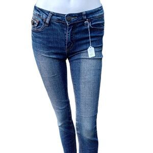 435613..Vigoss Skinny Jeans Jr. Size 12, W24" 26"Inseam  7"Rise